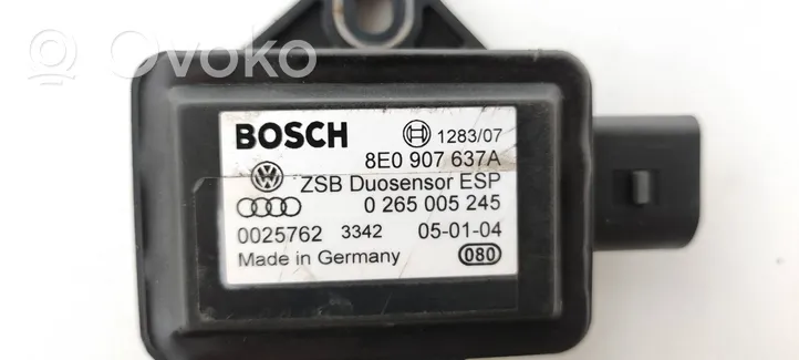 Audi A6 S6 C5 4B Sensore di imbardata accelerazione ESP 8E0907637A