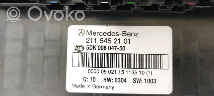 Mercedes-Benz E W211 Moduł / Sterownik komfortu 2115452101