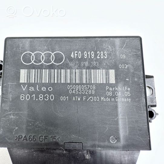Audi A6 S6 C6 4F Parkavimo (PDC) daviklių valdymo blokas 4F0919283