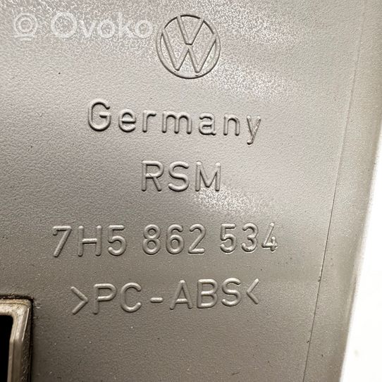 Volkswagen Multivan T5 Tylny uchwyt na kubek tunelu środkowego 7H5862534