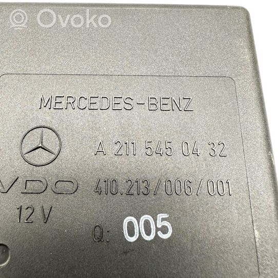 Mercedes-Benz E W211 Oro pakabos valdymo blokas (galinės) A2115450432