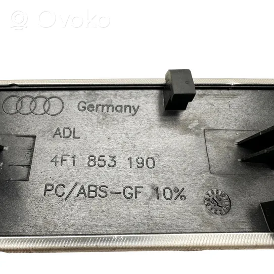 Audi A6 S6 C6 4F Ozdoba tunelu środkowego 4F1853190