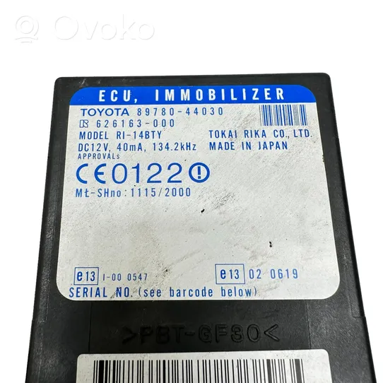 Toyota Avensis Verso Imobilaizerio valdymo blokas 8978044030