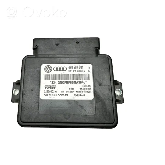 Audi A6 S6 C6 4F Module de commande de frein à main 4F0907801