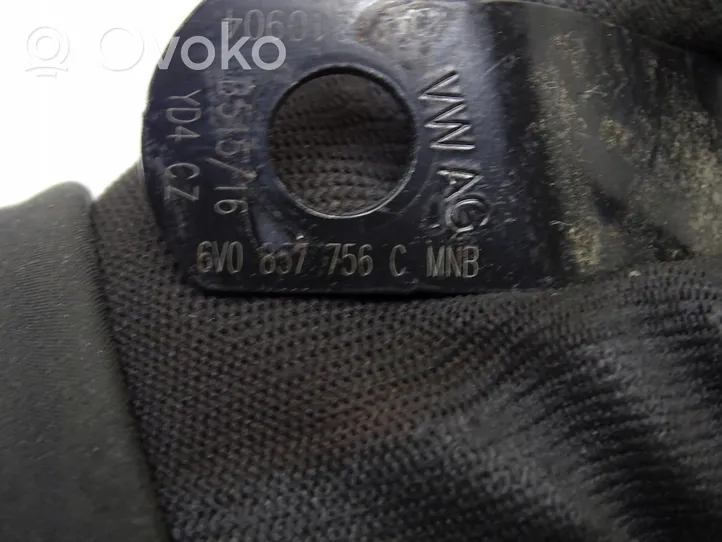 Skoda Fabia Mk3 (NJ) Klamra przedniego pasa bezpieczeństwa 6V0857756C