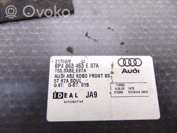 Audi A3 S3 8P Tavaratilan pohjan tekstiilimatto 8P4863463E