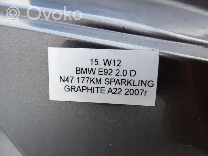 BMW 3 E92 E93 Paraurti anteriore SPARKLING