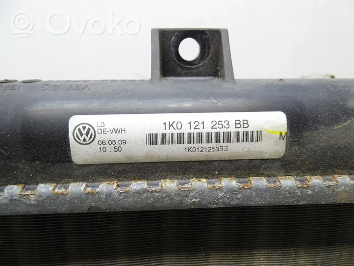 Volkswagen Golf VI Radiateur de refroidissement 1K0121253BB