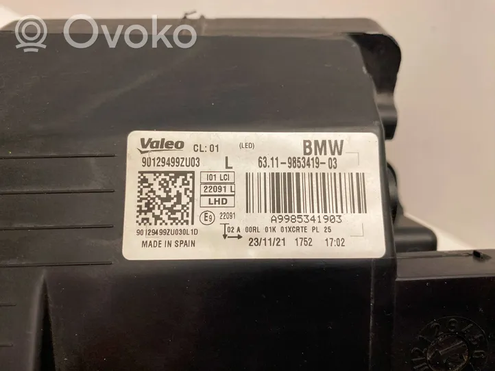 BMW i3 Lampa przednia 9853419