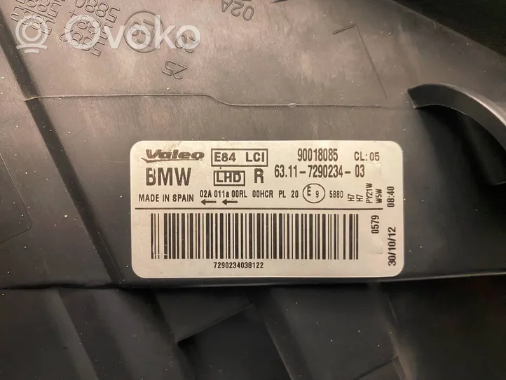 BMW X1 E84 Priekšējais lukturis 7290234