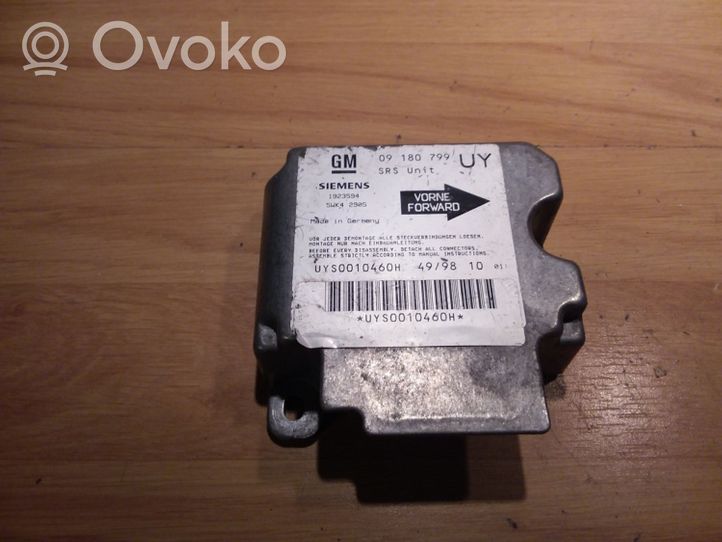 Opel Astra G Module de contrôle airbag 09180799UY