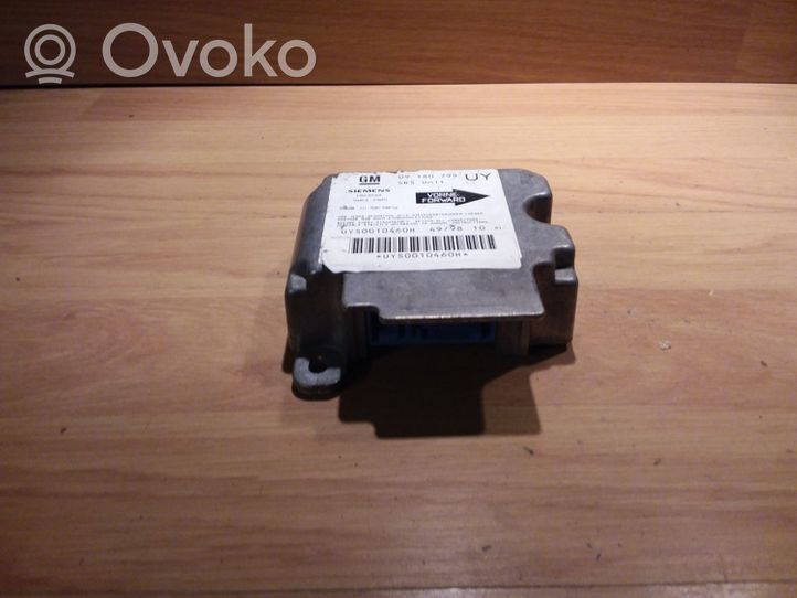 Opel Astra G Airbag control unit/module 09180799UY