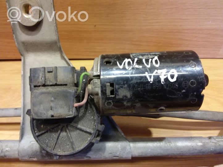 Volvo S70  V70  V70 XC Mechanizm i silniczek wycieraczek szyby przedniej / czołowej 3397020424