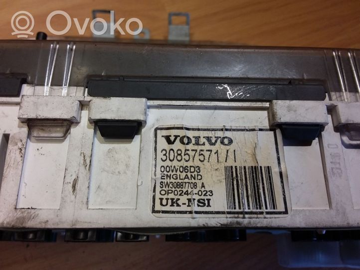 Volvo S40, V40 Tachimetro (quadro strumenti) 30857571