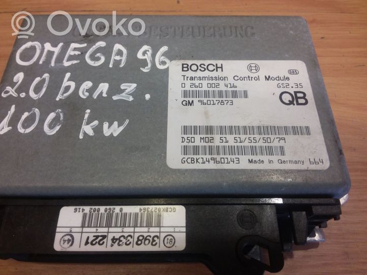 Opel Omega B1 Module de contrôle de boîte de vitesses ECU 0260002416