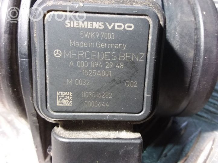 Mercedes-Benz B W245 Misuratore di portata d'aria A000094248