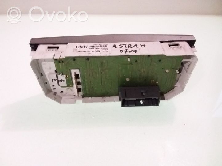 Opel Astra H Climate control unit 13269410