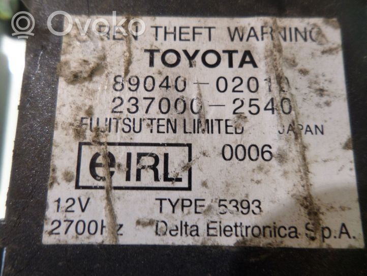 Toyota Avensis T250 Syrena alarmu 8904002010