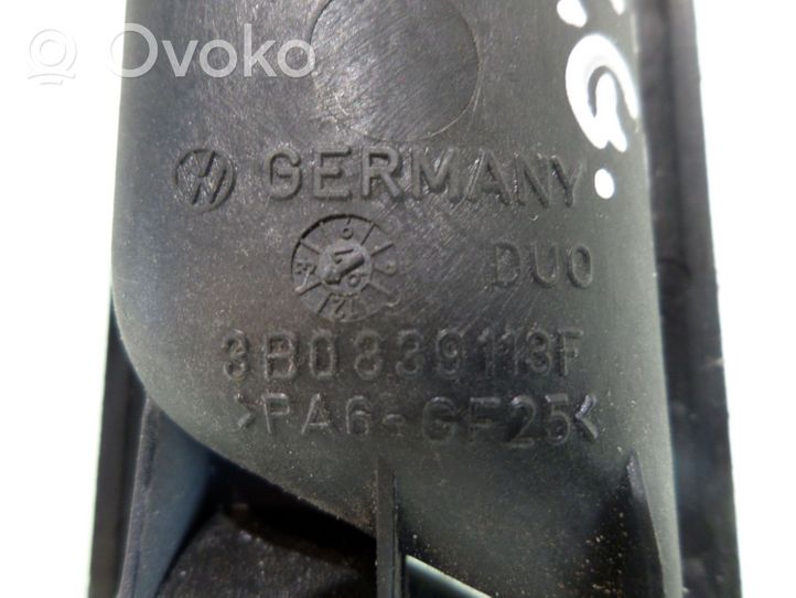 Volkswagen PASSAT B5 Klamka wewnętrzna drzwi tylnych 3B0839113F