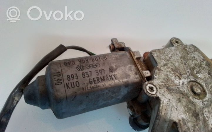 Audi 80 90 S2 B4 Priekinio el. lango pakėlimo mechanizmo komplektas 893837397A