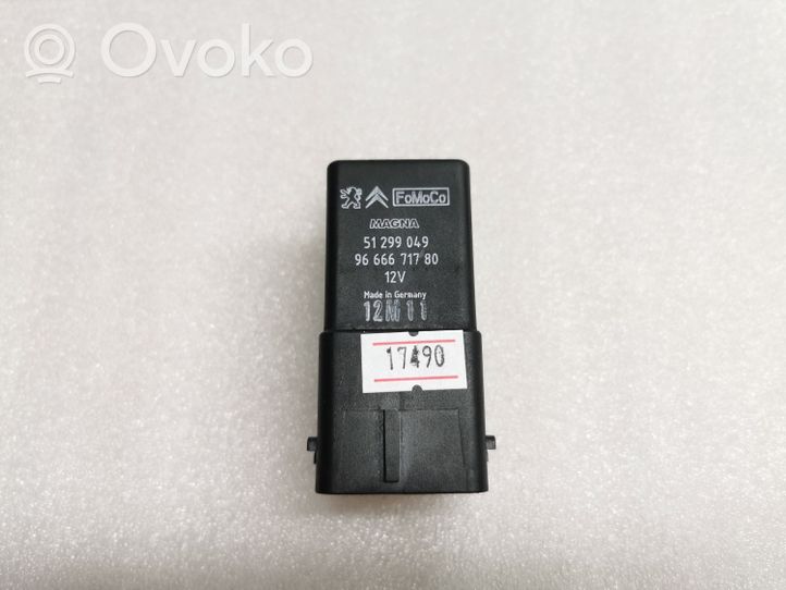 Volvo V60 Przekaźnik / Modul układu ogrzewania wstępnego 9666671780