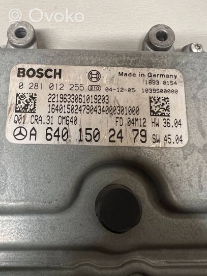 Mercedes-Benz A W169 Dzinēja vadības bloks A6401502479