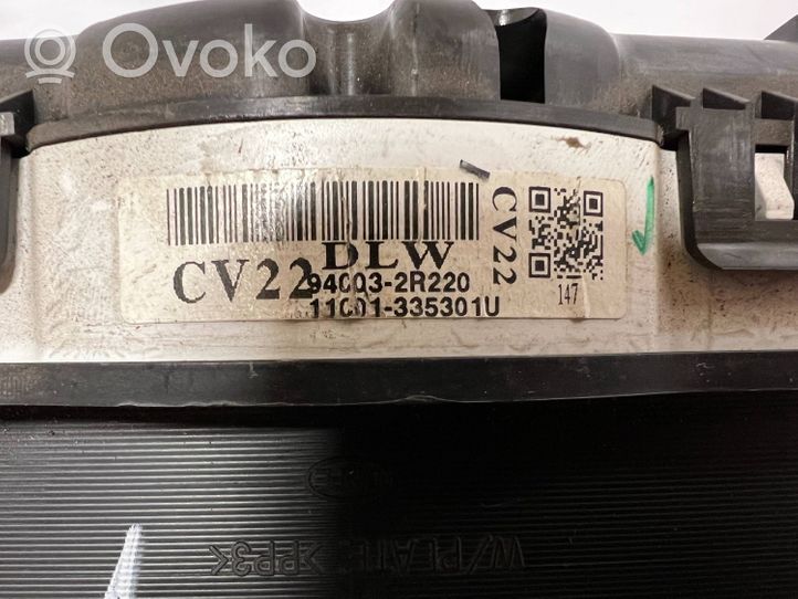 Hyundai i30 Tachimetro (quadro strumenti) 940032R220