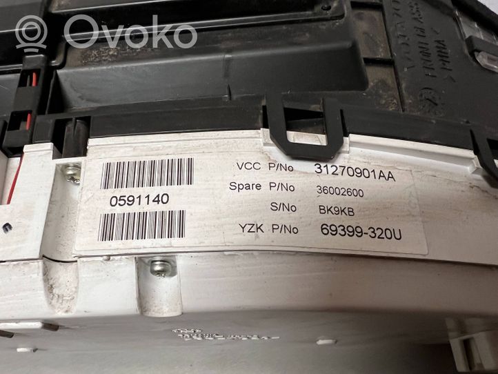 Volvo XC70 Tachimetro (quadro strumenti) 36002600