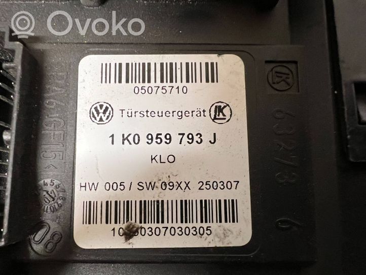 Volkswagen Touran I Etuoven ikkunan nostin moottorilla 1K0959793J