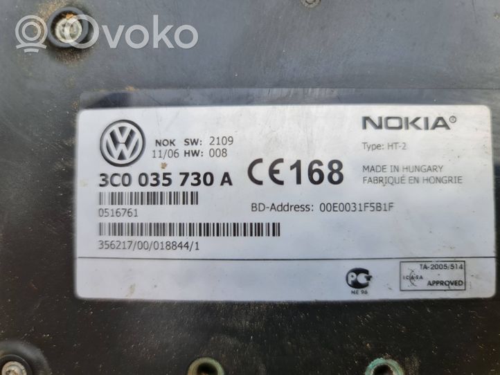 Volkswagen PASSAT B6 Centralina/modulo bluetooth 3C0035730A