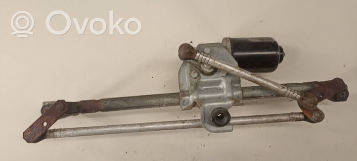 Opel Corsa C Mechanizm i silniczek wycieraczek szyby przedniej / czołowej 09114673