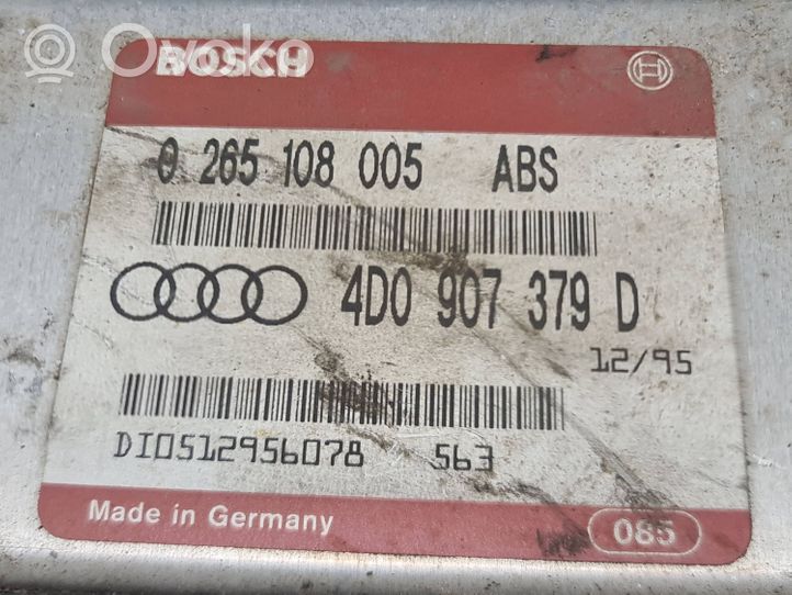 Audi A6 S6 C4 4A Centralina/modulo ABS 4D0907379D