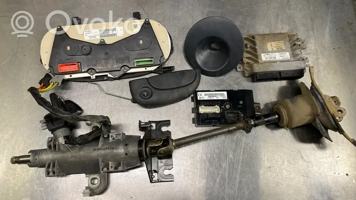 Renault Kangoo I Engine ECU kit and lock set 8200512582