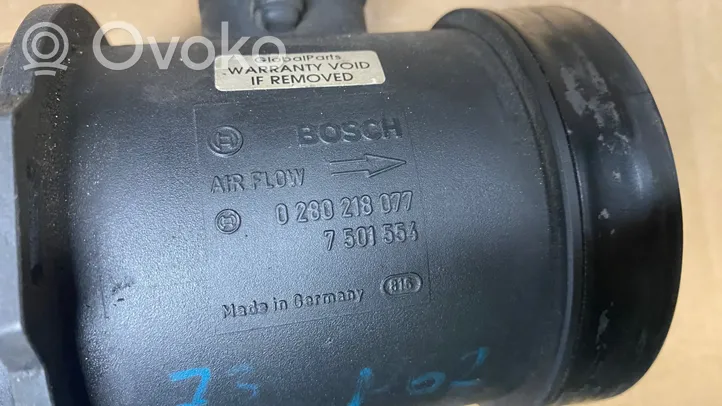 BMW 7 E65 E66 Mass air flow meter 0280218077