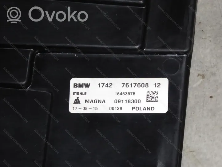 BMW X1 F48 F49 Ilmastointilaitteen kondenssipuhallin (A/C) 17427617608