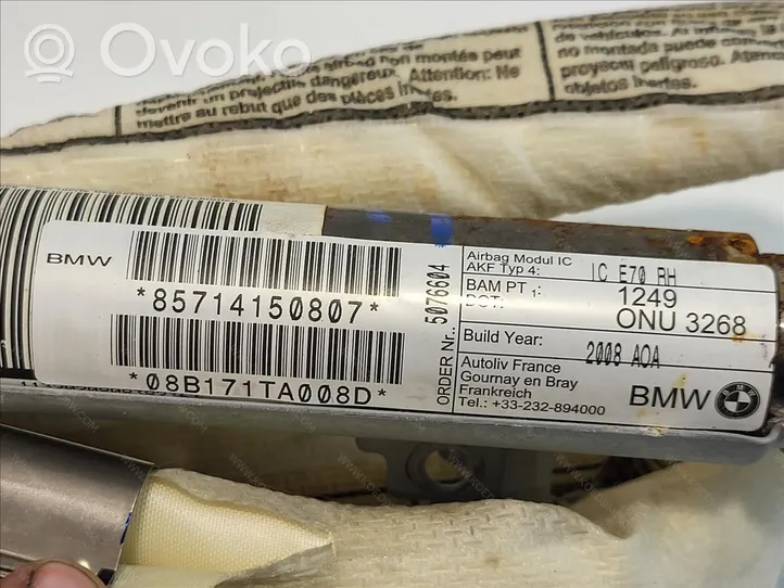 BMW X5 E70 Airbag laterale 72127141508