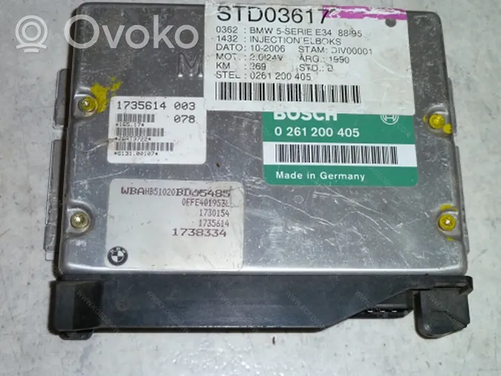 BMW 5 E34 Calculateur moteur ECU 12141744859