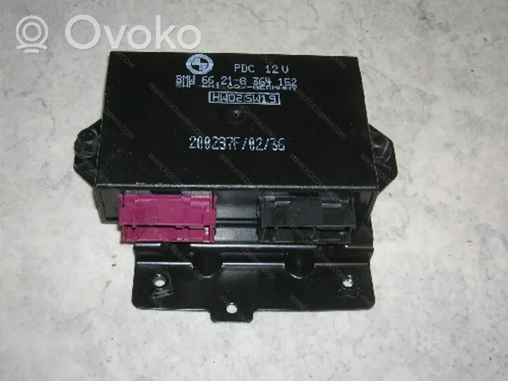 BMW 3 E36 Pysäköintitutkan (PCD) ohjainlaite/moduuli 66218381089