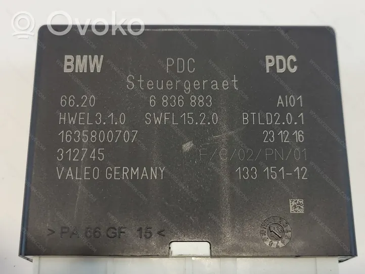 BMW X5M F85 Unité de commande, module PDC aide au stationnement 66335a02f95