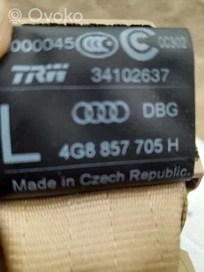 Audi A6 C7 Cintura di sicurezza anteriore 4G8857705H