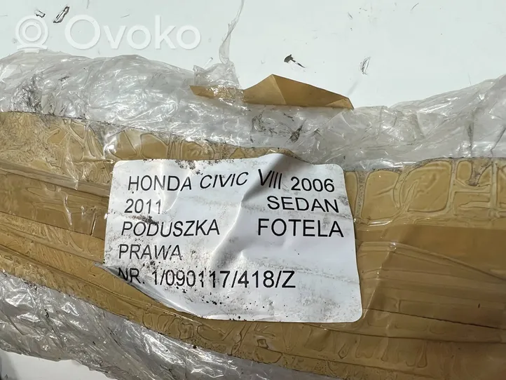 Honda Civic Poduszka powietrzna Airbag fotela 78000-SNB-G82