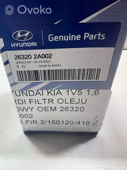 Hyundai i30 Tepalo filtro dangtelis 263202A002