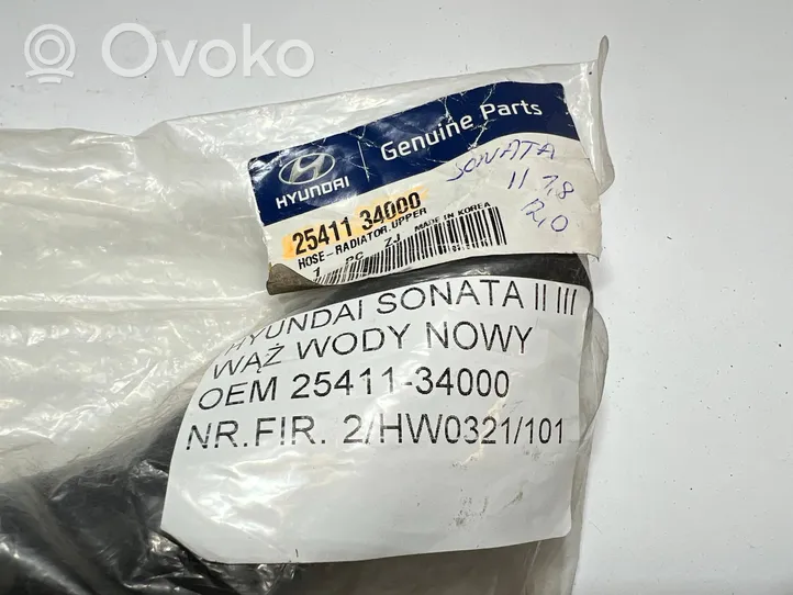 Hyundai Sonata Tubo flessibile del liquido di raffreddamento del motore 25411-34000