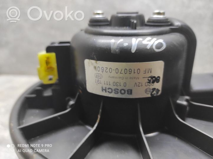 Volvo S40, V40 Ventola riscaldamento/ventilatore abitacolo MF0160700260