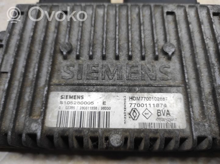 Renault Clio II Module de contrôle de boîte de vitesses ECU 7700111874