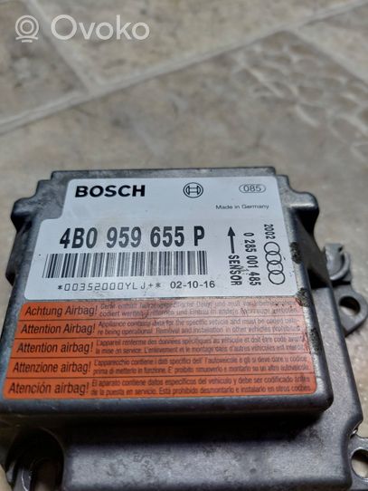 Audi A6 S6 C5 4B Module de contrôle airbag 4B0959655P