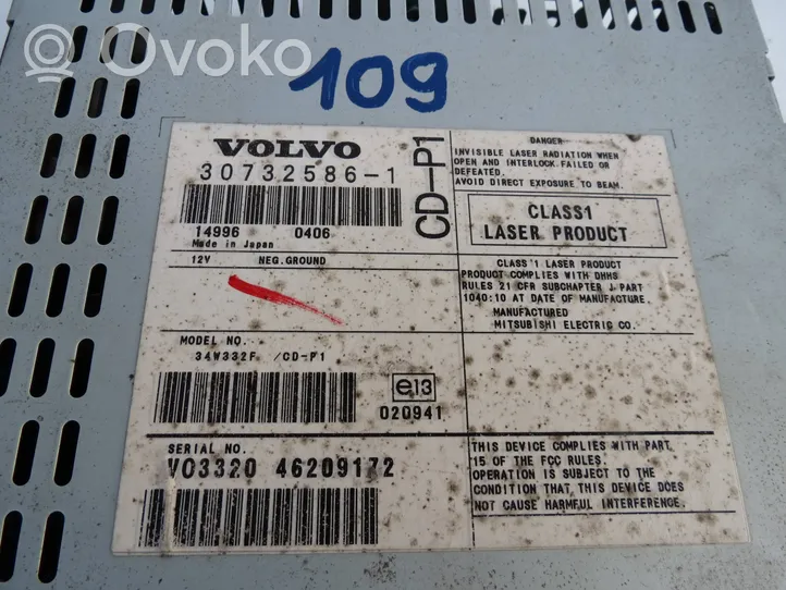 Volvo S40 Zmieniarka płyt CD/DVD 307325861