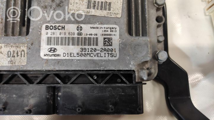 Hyundai ix35 Kit centralina motore ECU e serratura 39120-2A001