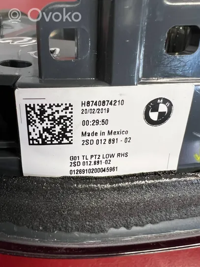 BMW X3 G01 Lampy tylnej klapy bagażnika 7408742