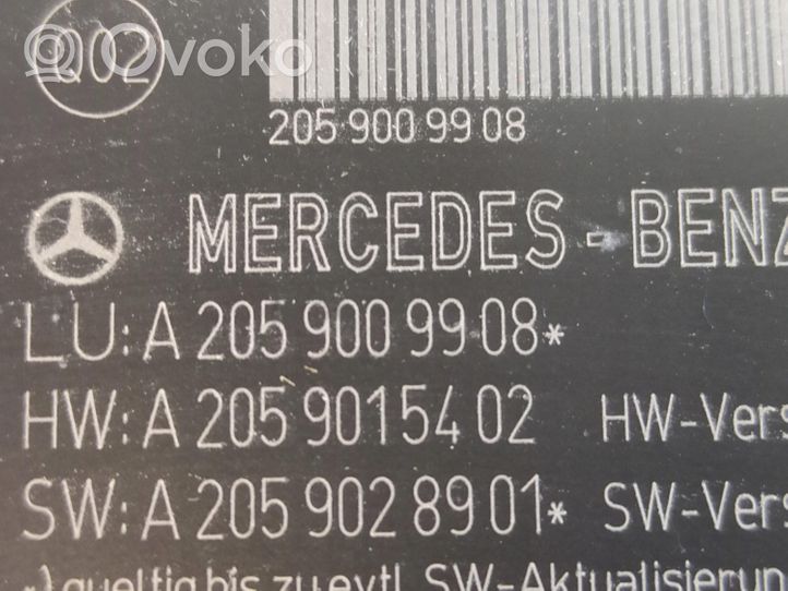 Mercedes-Benz C W204 Sėdynės valdymo blokas A2059009908